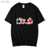 Alice In Borderland Tshirt for  Buildings and Playing Cards Shirt 100% Cotton Streetwear  Top Y2k Sudaderas  Clothing S juoda