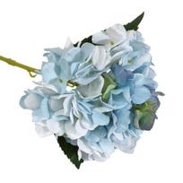14.5  Full Faux Hydrangea Flower with Long Stem Real Touch Hydrangea Artificial Flowers for Home Party Decor Floral Arrangements Wedding Centerpiece mėlyna