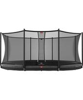 Batutas BERG Grand Favorit InGround 520, pilkas + apsauginis tinklas Comfort