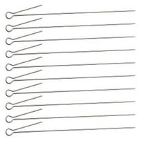 50Pcs Rotating Sequin Steel Wire Accessories Stainless Sturdy Anti-rust Wear-resistant DIY Modification Steel Spinnerbait Fly