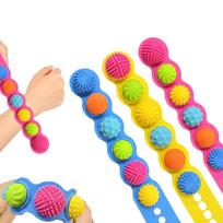 Sensory Fidget Bracelet 3pc Set Adjustable Textured Wristband Toys for Stress Relief and Sensory Stimulation Suitable for Kids and Adults