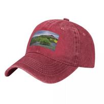 Bluebells at Roseberry Topping Baseball Cap fishing caps Unisex Military Cap Unisex Horse Hat Sunhat Unisex Hats Womens