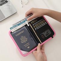 Neck Strap Passport Holder, Ticket Holder, Protective Case, RFID Anti-Theft Document Holder, Travel Organizer Bag, Crossbody Bag