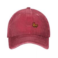 Stardew Valley Chickens Baseball Cap Rugby Wild Ball Hat Anime Luxury Brand Unisex Womens