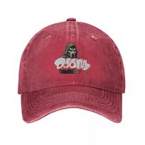 MF DOOM Unisex Retro Denim Washed Baseball Caps Unisex Cowboy Golf Hat Hiking Womens Trucker Cap One Size