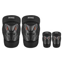 Flexible Cycling EVA Protective Gear Knee Pads Elbow Protector for Motorbike Skiing Skating Racing Sports Safety Guards One Size Fit juoda