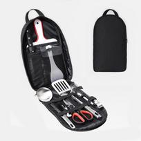 Stainless Steel Outdoor Cookware Set Handbag Picnic Bag Portable Tableware Storage Bag Camping juoda