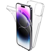 Dėklas, skirtas iPhone 14 Pro Max 360 laipsnių viso korpuso dangtelis Silikoniniai telefono dėklai, skirti iPhone 14 Pro Max Plus minkštas skaidrus kompiuterio kietasis dangtelis iPhone 14 Pro Max gryna