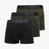 Bokserki Under Armour Performance Cotton Print 3in 3-Pack Black - Dydis XXXL (1383892-392 Šortai)