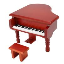 Medinė muzikinė dėžutė, pianino stiliaus, dekoratyvinis, paauksuotas mechanizmas, maloni melodija, laikrodžio mechanizmo muzikinė dėžutė