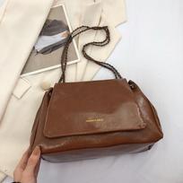 Large Capacity Bag Women'S Retro Chain Shoulder Messenger Bag Casual Texture Small Square Bag ruda