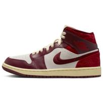 Air Jordan 1 Mid Se 'Raudona Kreminė' Moteriški Jordan DZ2820-601 38.5 gray