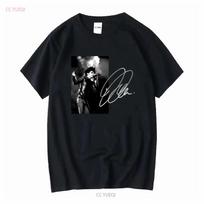 Bill Kaulitz Tokio Hotel in concert signed T shirt black S 5Xl 1F861 vintage Washed Casual homme Versatile Unisex Soft S įvairiaspalvis