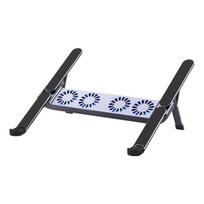 Portable Multiple Angled Laptop Coolers Silents Cooling Fan Foldable Tablets Holder For 10-17inch Devices 1