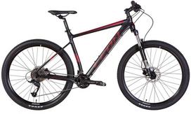 Dviratis AL 27.5" Leon XC-70 AM Hidraulinis užraktas HDD rėmas-20" juodas su raudonu (m)