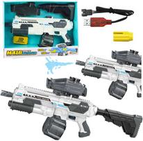 Lean Toys Baterijomis varomas M416 vandens pistoletas su 1350 ml rezervuarais