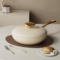 Velosan Pebble Stainless Steel Frying Pan/Wok
