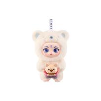 POP MART Vinyl Plush Charm Keychain Mystery Boxes Single Mystery Box/Full Box 6 Pcs PPMT-2512-0044