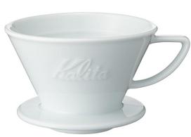 Kalita Wave serijos keraminis kavos lašintuvas Didelis šilumos išlaikymas Hasami keramika Porcijos Pagaminta Japonijoje Tinka lauke ir Stilinga bei praktiška dovana balta