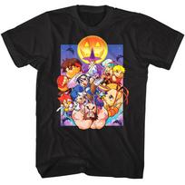 Street Fighter Halloween Spooky Chibis Chun Li Zangief Cammy Unisex T-shirt S