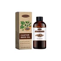 WoodSleep Castor Oil 100ml: Deep Hydration + Follicle Repair! Natural Formula, Suitable for Face/Body/Eyebrows & Eyelashes beige