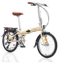 Sulankstomas miesto dviratis 20" Corelli Just V TopVelo Shimano, 7 pavarų, aliuminio rėmas, mėlynas/pilkas