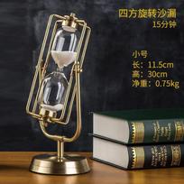 Hourglass Timer, Nordic Creative Art, Personalized Gift with Exquisite Globe and Rotating Sand for Home Decoration