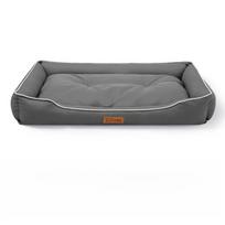 Rectangular Oxford Cloth Dog Kennel Suitable for All Seasons Medium and Large Dog Kennels Thickened and Scratch Resistant Heavy Weight Sleeping Pad 40x30x7cm within 1.5kg pilka spalva