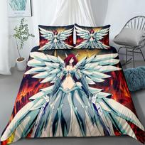 Anime Fairy Tails Vaikams Lovos Patalynės Pakuotė Karališko Dydžio Karalienės Dydžio Pilno Dydžio Pilno Vienviečio Dydžio Vienviečio Dydžio Dydis Dydis ežys Lovos Patalynės Pakuotė 140x210cm gray