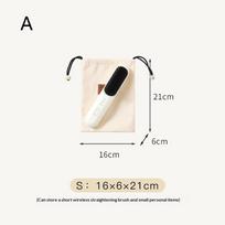 Hair Dryer Diffuser Cover With Drawstring Closure - Flocking Hair Dryer Bag Storage Belt Mouth Dust Bag For Hairdryer Accessory