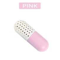 Shoe Deodorizer Balls Capsule Sweat Absorbing Odor Eliminator Breathable Fragrance Shell for Leather Shoes Sneakers Closet rožinė