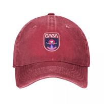 Lady Gaga Chromatica Mission Patch (White on Black) Baseball Cap hats for Unisex luxury Women cap Caps For Women Unisexs