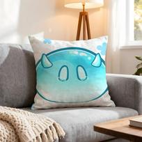 Game Genshin Impact Cushion Cover 1Pcs Decorative Covers Soft Cushion Case For Sofa Couch Decor 40X40 45X45 Pillowcases Peach skin 18*18(CM)-1Pcs