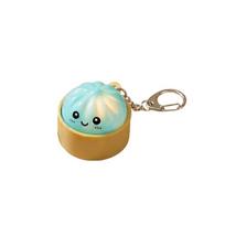 Bao Bun Dumpling Keychain Keyboard Fidget Clicker With Led Light For Stress Relief Anxiety Sensing Toy A3