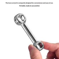 1/2/3Pcs Bone Wrench Hexagon Sleeve Wrench Tool 10 In 1 Mini Pocket Hex Wrench Bicycle Spoke Nipple Wrenchs Garage Hand Tool 1pc