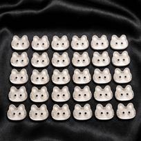 30pcs 12mm Calico Cat Buttons Cute Ginger Cat Buttons Black Cat Kitty Buttons  Clothing Coat Style 4