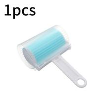 Reusable Lint Roller Washable Pet Hair Remover Clothes Cleaning Roller for Dust Fur Hair Home Furniture Cleaning Tool 1pcs mėlyna