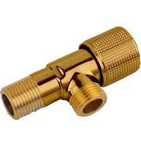 All Brass Forged Toilet Washroom Angle Cock Valve (Brass,Medium Pressure&1/2 in) žalvaris