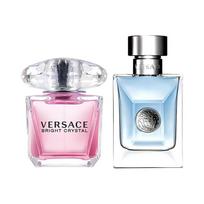 Versace Crystal Set Eau de Toilette EDT 24335984-Two-piece set: Pink Yao Jing Diamond perfume 90ml + men's perfume of the same name 100ml oranžinė