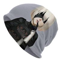 Nier Automata Heitai Girl Game Skullies Beanies Hat Winter Warm Bonnet Hats Hip Hop Ski Cap One Size