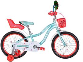 Title: Formula ALICIA 18″ Kids Bike (≈9″ Frame), Steel, Turquoise 2024