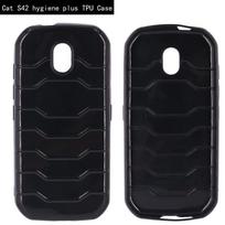 Caterpillar Cat S42/S52 TPU pilnos apsaugos minkštas silikoninis telefono dėklas Cat S42 5-inch juoda