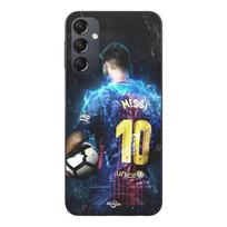Phone case - MANIACASE - Samsung Galaxy A14 - Silicone TPU - Football Superstar - Black juoda