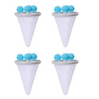Pack of 4 Filter Bags Pet Hair Remover Hair Filter Bags for Washing Machine 1 mėlyna