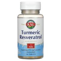 KAL, Turmeric Resveratrol, 30 tablets