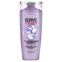 L'Oréal, Elvive, hialurono + putlus, 72 valandų drėkinamasis šampūnas, sausiems ir sausiems plaukams, 12,6 fl uncijos (375 ml)