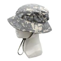 Tactical Camouflage Penney Hat Short Brimmed  Round-brimmed Hat Military Fan Camouflage Fisherman Hat Outdoor Mountaineering Hunting Sun Hat