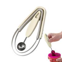 Fruit Carving Tools Portable Fruit Carving Tools Multifunctional Peeler Stainless Steel Cutting Tool For Vegetable Ice Cream smėlis