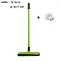 Carpet Rake for Pet Hair Removal Reusable Hair Removal Broom with 48” Adjustable Long Handle Dog Hair Remover for Couch žalia