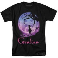 Coraline Movie Promo Poster Graphic design T-Shirt New In Tops And T-Shirts Funny T Shirts Men's Clothing Brands Funny Men's S juoda